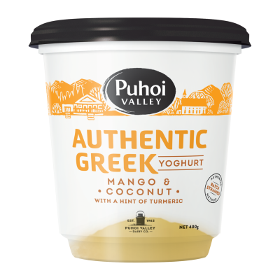 Puhoi Valley Greek Yoghurt Mango & Coconut